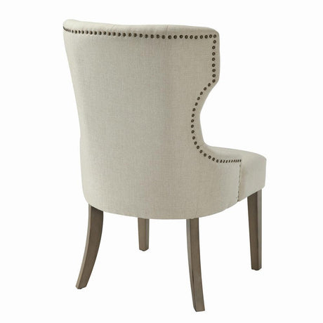 Baney Tufted Upholstered Dining Chair Beige - Ella Furniture