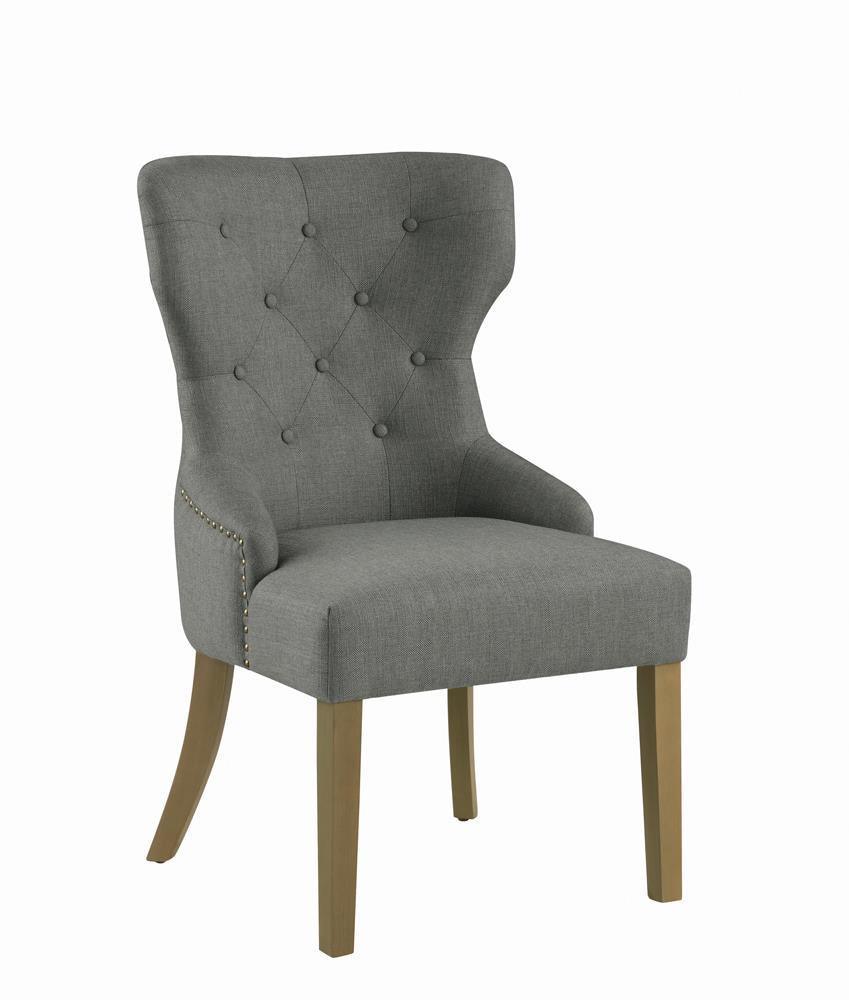 Baney Tufted Upholstered Dining Chair Grey - Ella Furniture