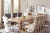 Baney Tufted Upholstered Dining Chair Grey - Ella Furniture