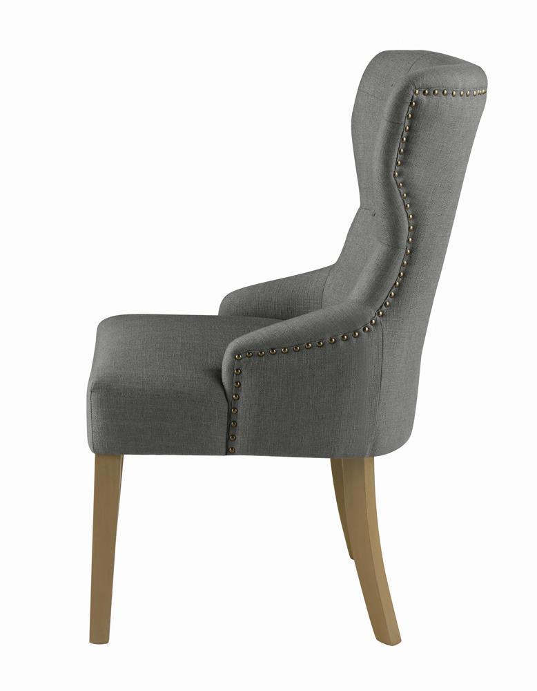 Baney Tufted Upholstered Dining Chair Grey - Ella Furniture