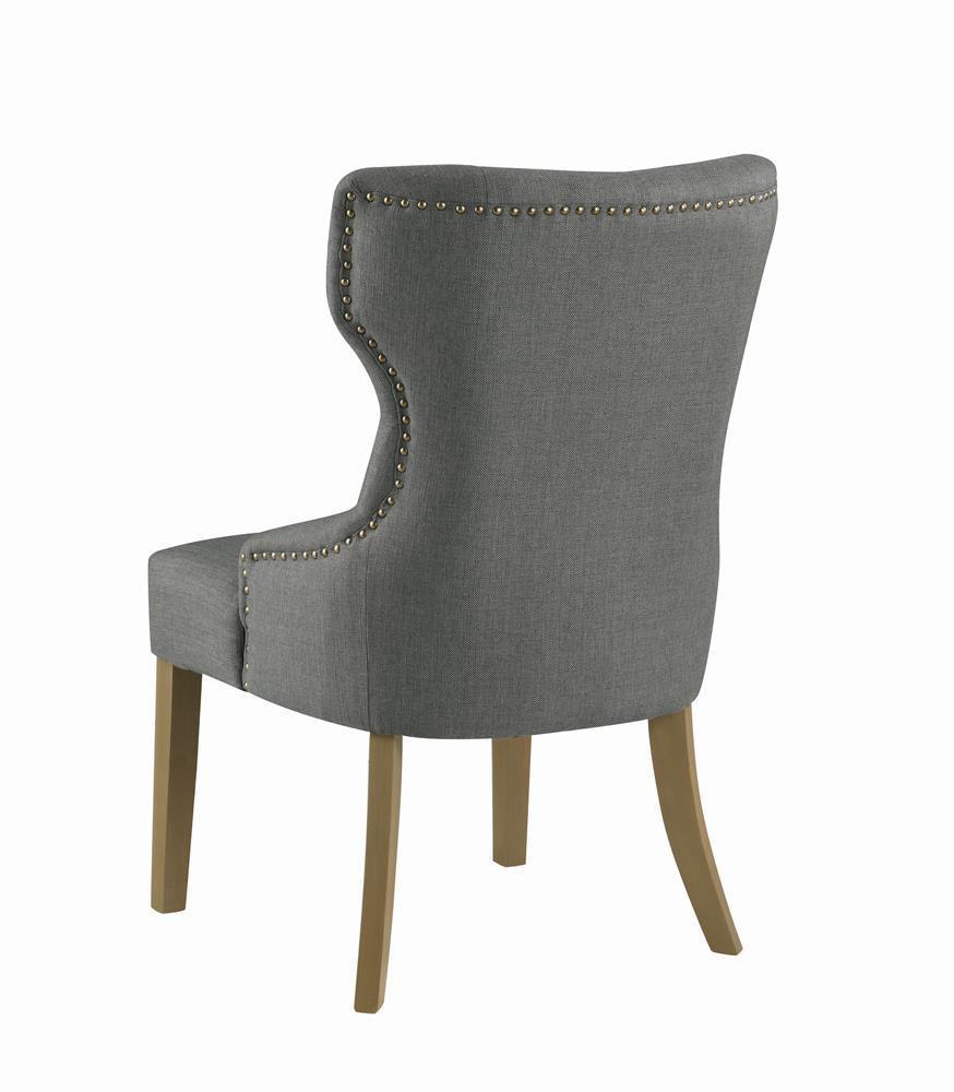 Baney Tufted Upholstered Dining Chair Grey - Ella Furniture