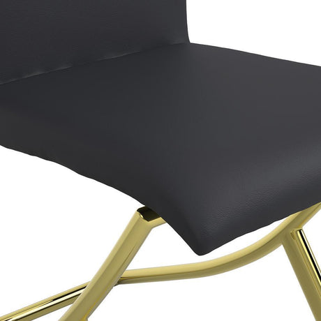 Carmelia Upholstered Side Chairs Black (Set Of 4) - Ella Furniture
