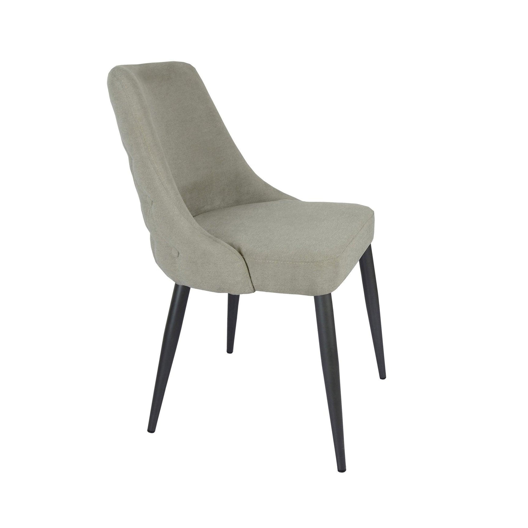 Cosmo Upholstered Curved Back Side Chairs (Set Of 2) - Ella Furniture