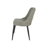 Cosmo Upholstered Curved Back Side Chairs (Set Of 2) - Ella Furniture