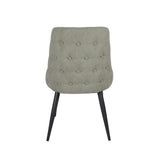 Cosmo Upholstered Curved Back Side Chairs (Set Of 2) - Ella Furniture