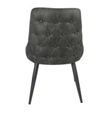 Cosmo Upholstered Curved Back Side Chairs (Set Of 2) 106046 - Ella Furniture