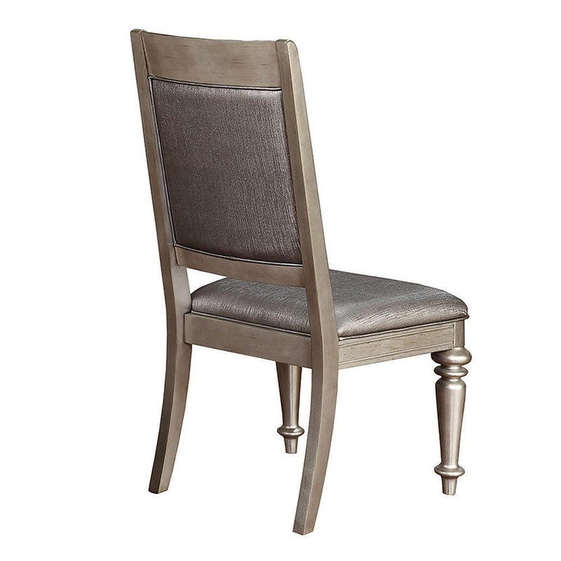 Danette Open Back Side Chairs Metallic (Set Of 2) - Ella Furniture