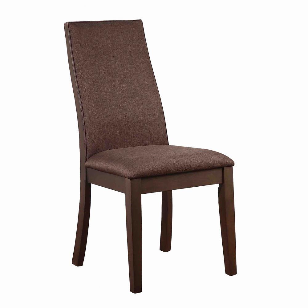 Spring Creek Upholstered Side Chairs Rich Cocoa Brown (Set Of 2) - Ella Furniture