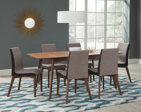 Redbridge Butterfly Leaf Dining Table Natural Walnut - Ella Furniture