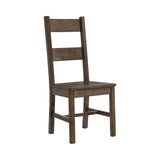 Coleman Rustic Golden Brown Rectangular Counter Height Set - Ella Furniture