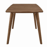 Alfredo Rectangular Dining Table Natural Walnut - Ella Furniture