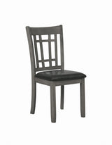 Lavon Medium Grey Storage Oval Dining Room Set - Ella Furniture