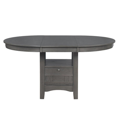 Lavon Dining Table With Storage Medium Grey - Ella Furniture