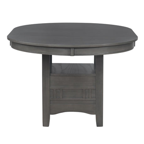 Lavon Dining Table With Storage Medium Grey - Ella Furniture