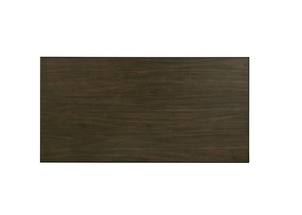 Kingman 4-Drawer Dining Table Espresso And White - Ella Furniture