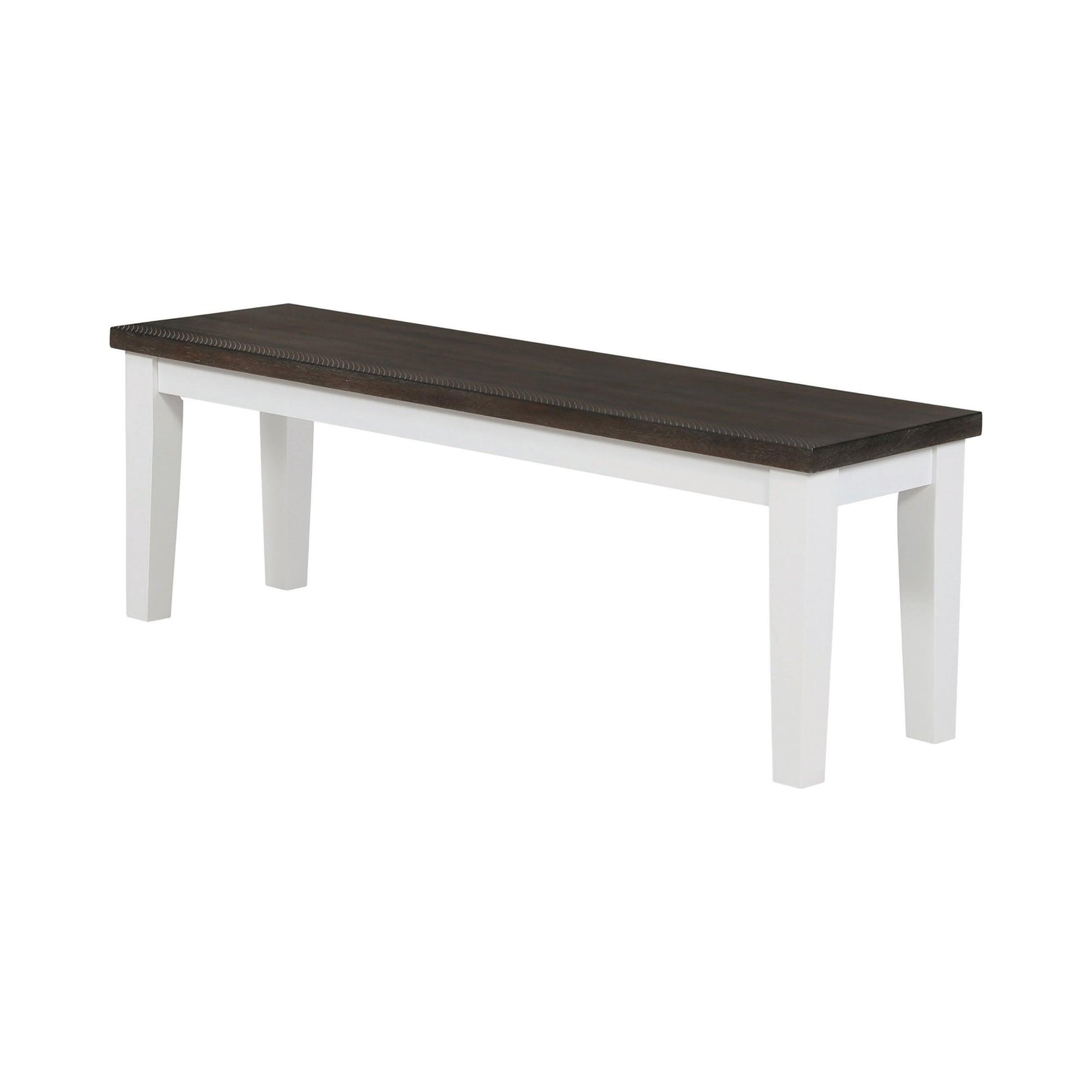 Kingman 4-Drawer Dining Table Espresso And White - Ella Furniture