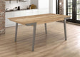 Nogales Wooden Dining Table Acacia And Coastal Grey - Ella Furniture