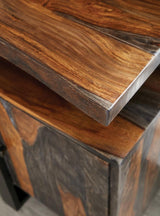 Ditman Server Grey And Black - Ella Furniture
