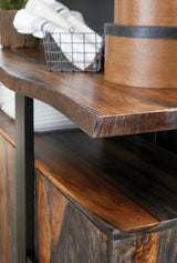 Ditman Server Grey And Black - Ella Furniture