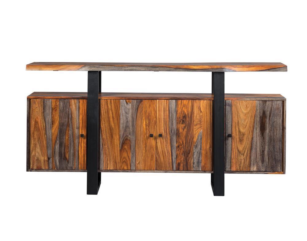 Ditman Server Grey And Black - Ella Furniture