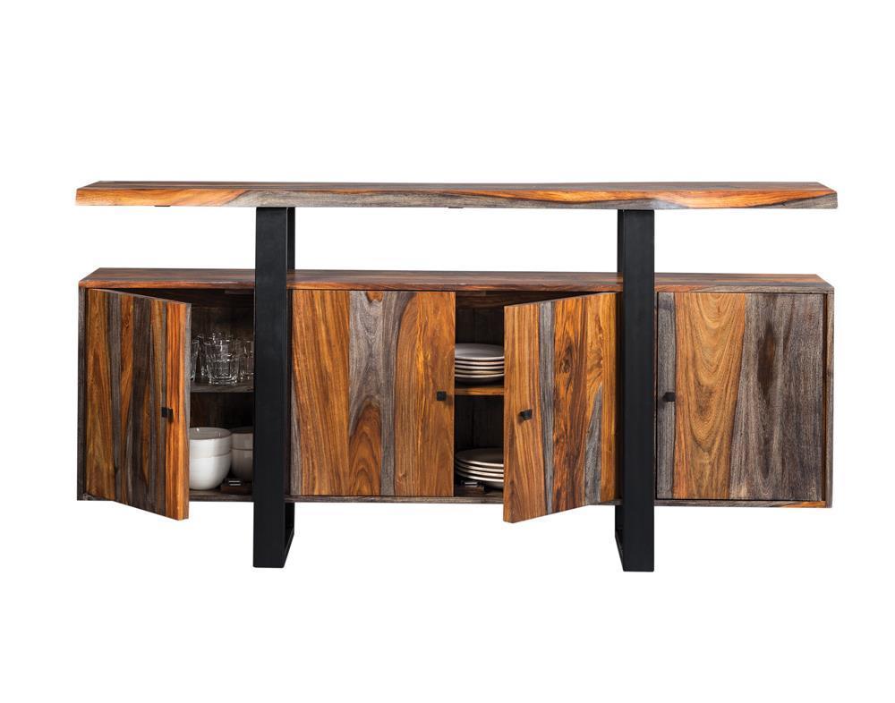 Ditman Server Grey And Black - Ella Furniture