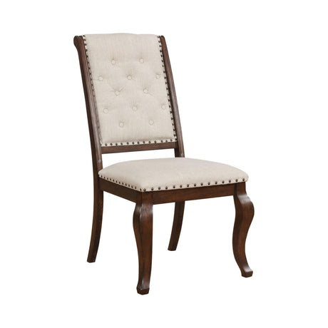 Brockway Cove Trestle Dining Table Antique Java - Ella Furniture