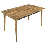 Partridge Rectangular Counter Height Table Natural Sheesham - Ella Furniture