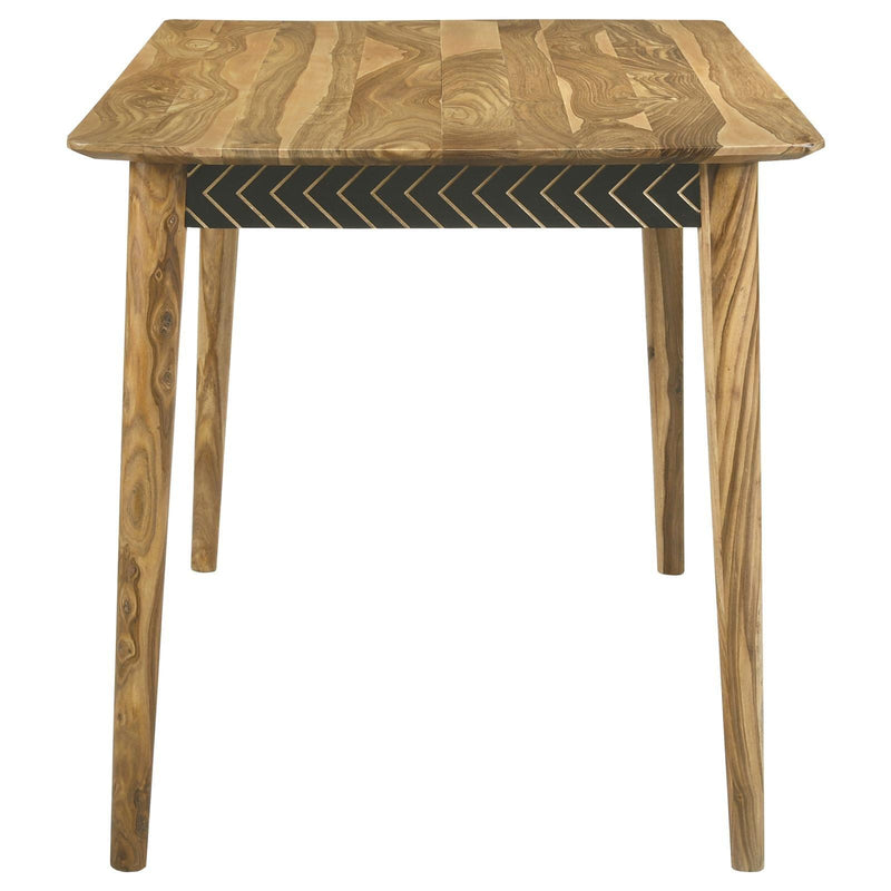 Partridge Rectangular Counter Height Table Natural Sheesham - Ella Furniture