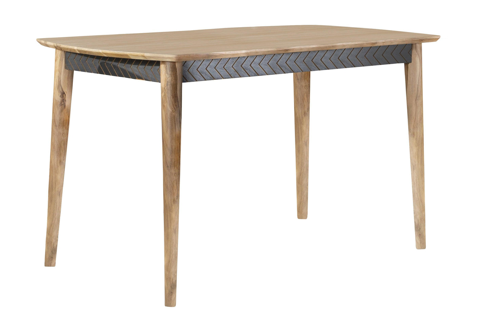 Partridge Rectangular Counter Height Table Natural Sheesham - Ella Furniture