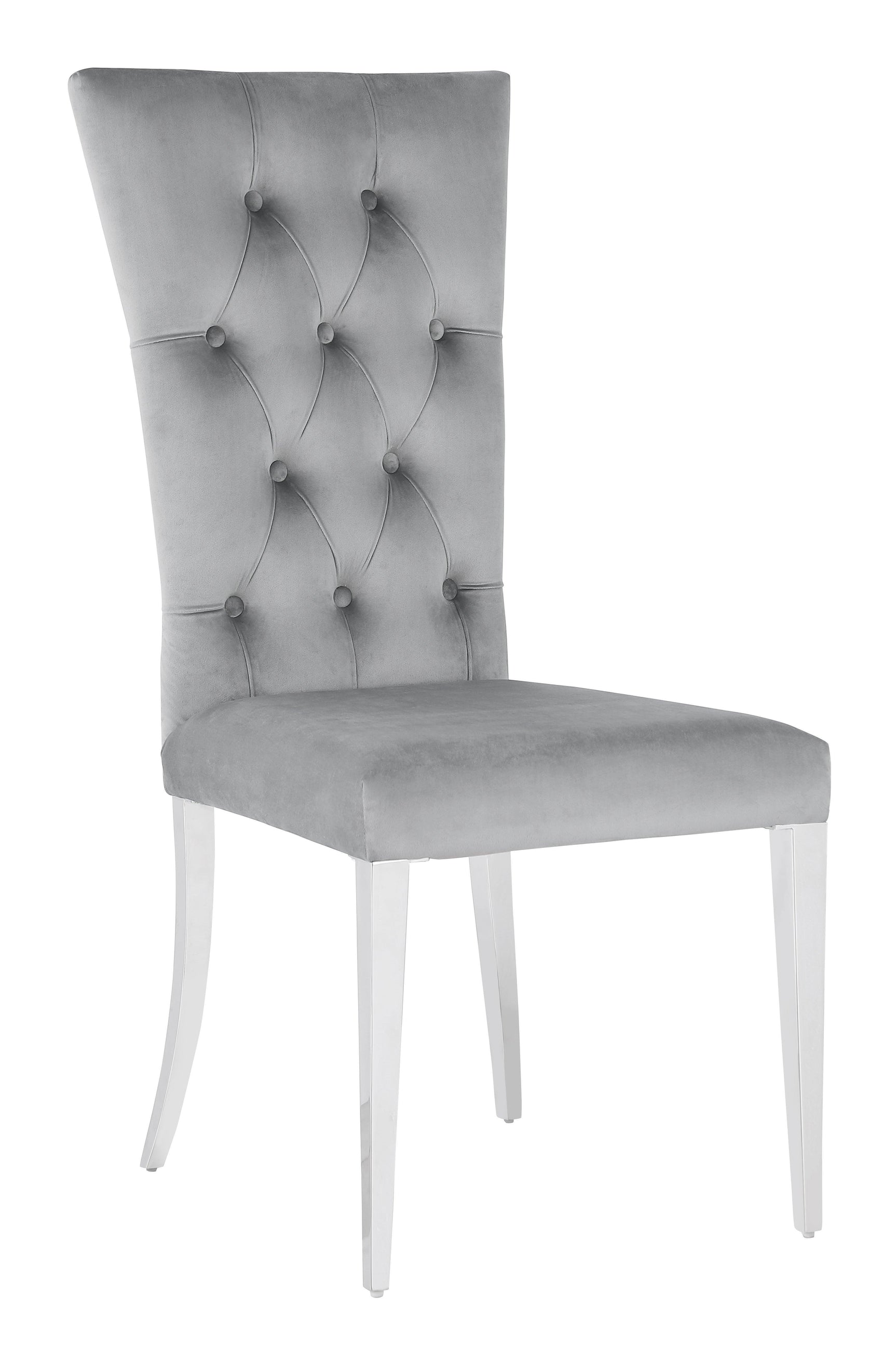 Kerwin Rectangle Faux Marble Top Dining Table White And Chrome - Ella Furniture