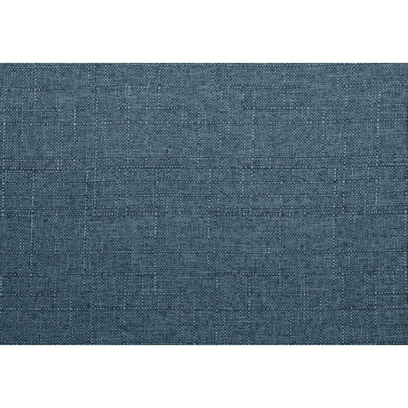 Damala Blue Solid Rubber Wood Textured Fabric Polyester Upholstery Accent Chair - Ella Furniture