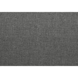 Damala Gray Solid Rubber Wood Textured Fabric Polyester Upholstery Accent Chair - Ella Furniture