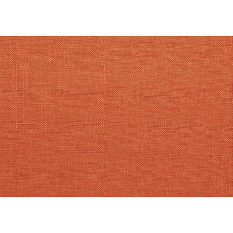 Damala Orange Solid Rubber Wood Textured Fabric Polyester Upholstery Accent Chair - Ella Furniture
