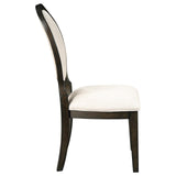 Twyla Dark Cocoa Circular Dining Room Set - Ella Furniture