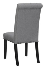 Alana Upholstered Tufted Side Chairs With Nailhead Trim (Set Of 2) - Ella Furniture