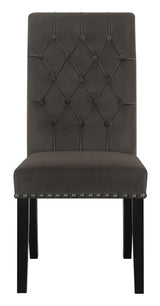 Alana Upholstered Tufted Side Chairs With Nailhead Trim (Set Of 2) 115172 - Ella Furniture