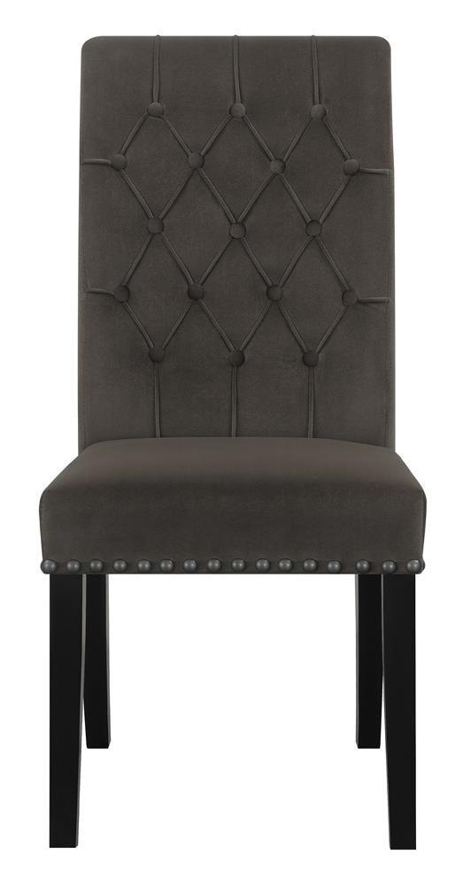 Alana Upholstered Tufted Side Chairs With Nailhead Trim (Set Of 2) 115172 - Ella Furniture