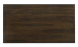 Wes Rectangular Dining Table Dark Walnut - Ella Furniture