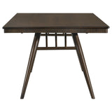 Wes Rectangular Dining Table Dark Walnut - Ella Furniture