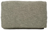 Dramatic Granite Chenille Ottoman - Ella Furniture