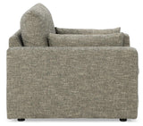 Dramatic Granite Chenille Oversized Chair - Ella Furniture
