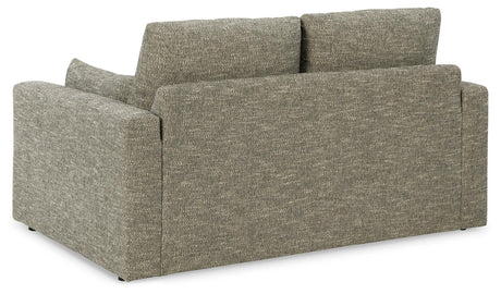 Dramatic Granite Chenille Loveseat - Ella Furniture
