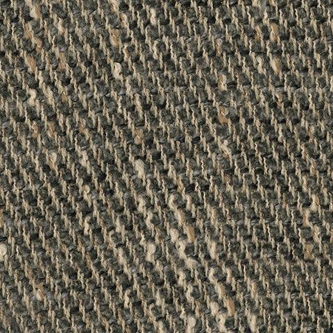 Dramatic Granite Chenille Ottoman - Ella Furniture