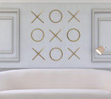 Xoxo Gold Wall Décor - Ella Furniture