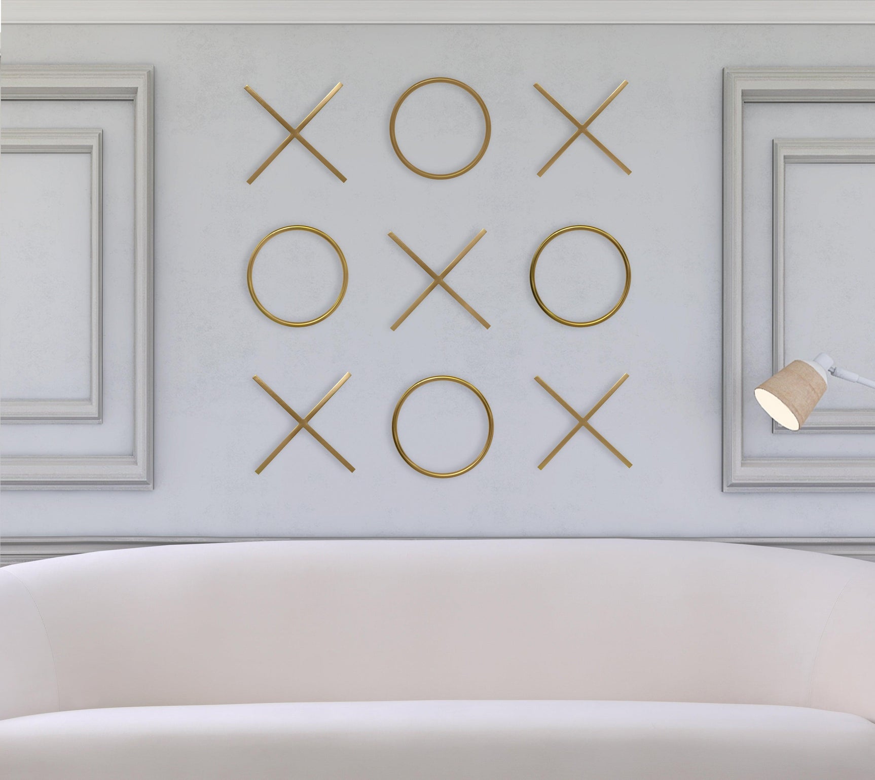 Xoxo Gold Wall Décor - Ella Furniture
