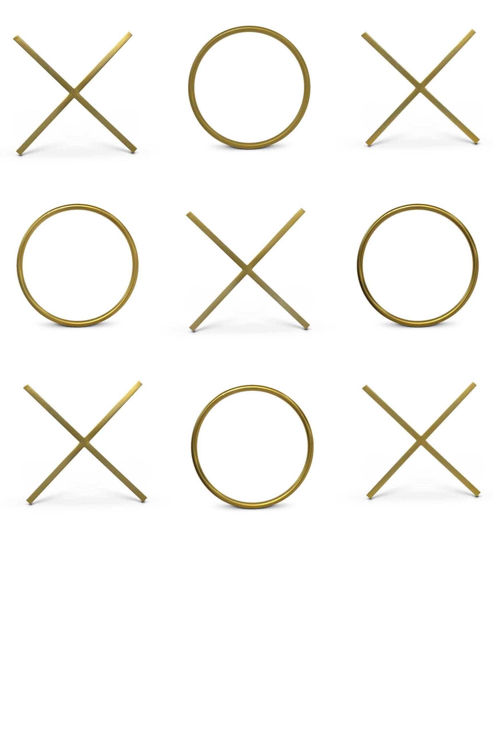 Xoxo Gold Wall Décor - Ella Furniture