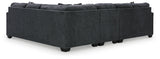 Ambrielle Gunmetal 3-Piece Sectional 11902S4 - Ella Furniture