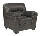 Bladen Slate Faux Leather Chair - Ella Furniture