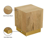 Acacia Gold End Table - Ella Furniture