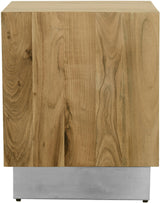 Acacia Silver End Table - Ella Furniture